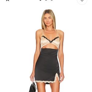 Superdown Patrice Lace Mini Dress